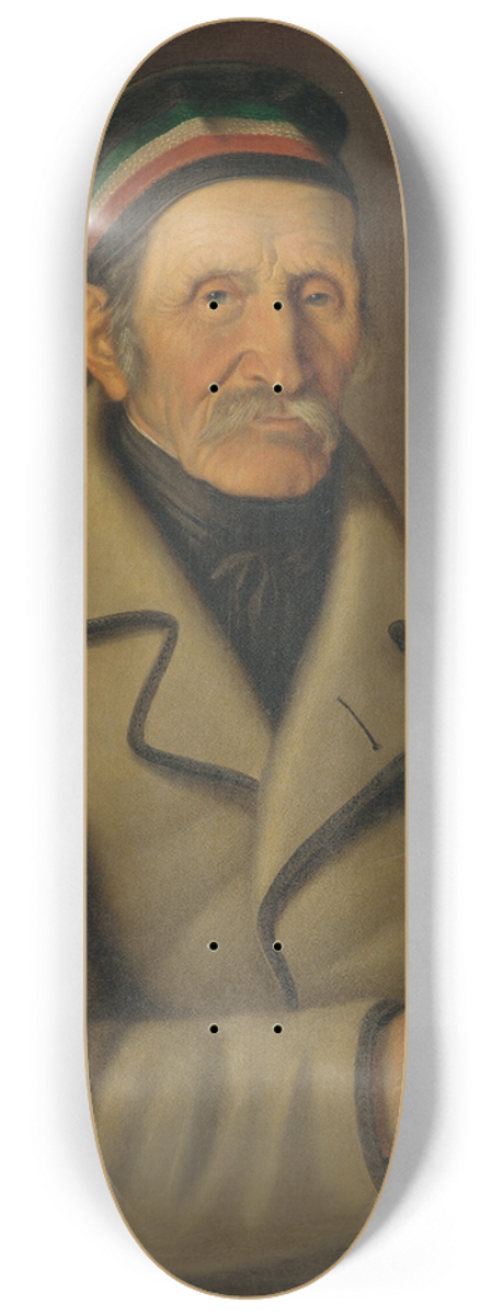 Peter Michal Boh - Portrait of Michael Kubny Sr. 8.25 inch art skate deck