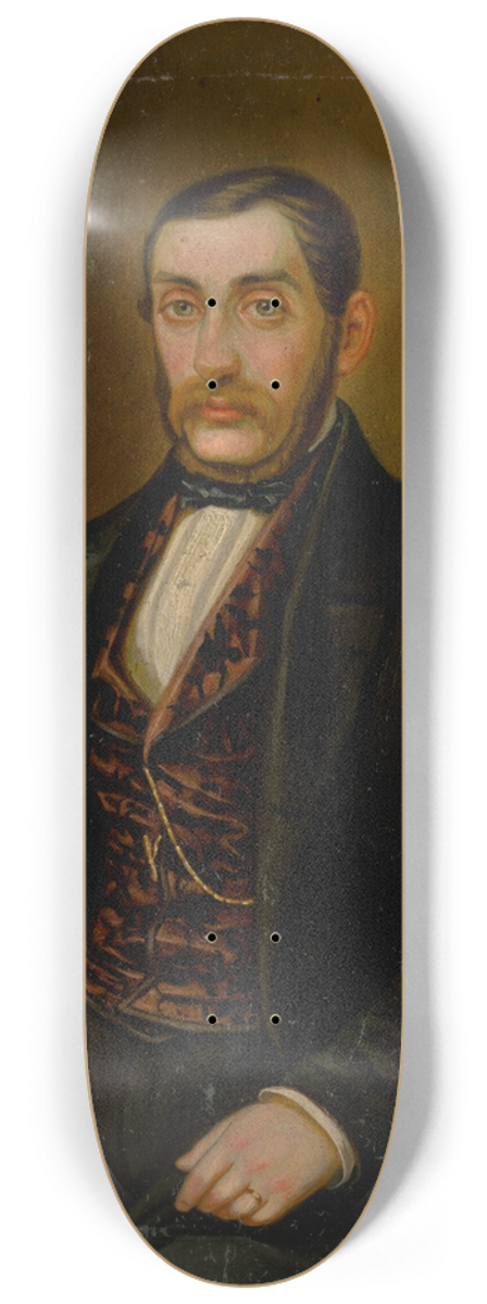 Peter Michal Boh - Portrait of Mr. Peter Makovick 8.25 inch art skate deck