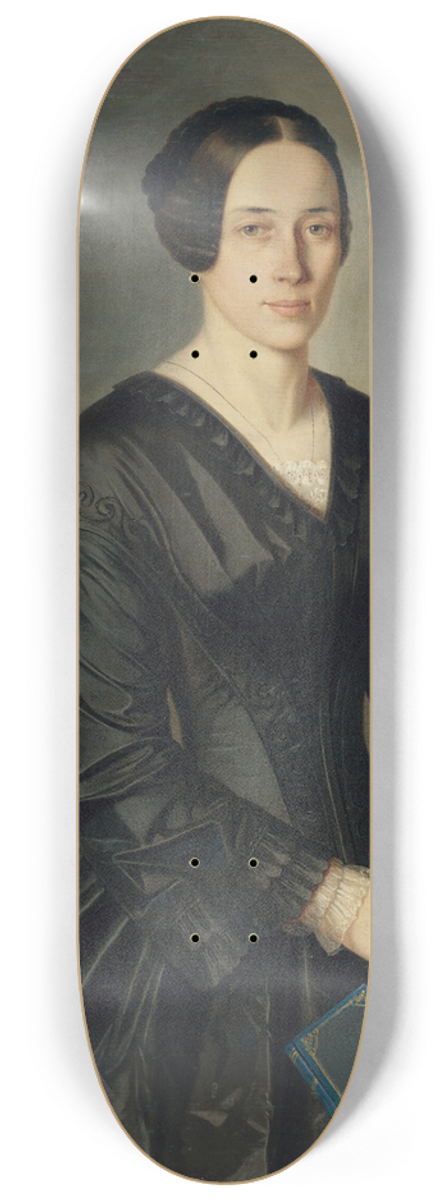 Peter Michal Boh - Portrait of the Artists Wife 8.25 inch art skate deck