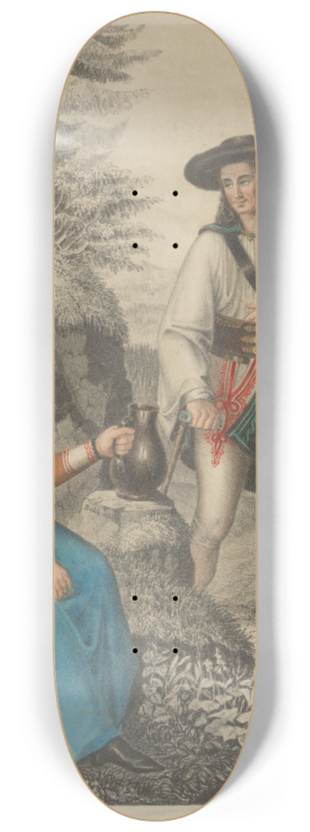 Peter Michal Boh - Slovaks from Horn Orava 8.25 inch art skate deck