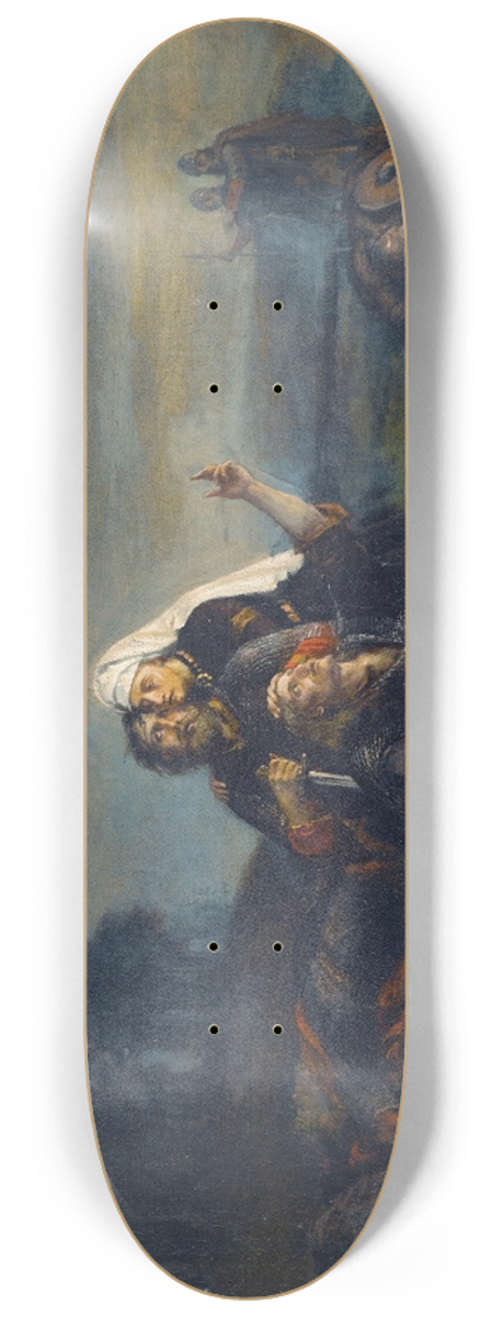 Peter Nicolai Arbo - After The Battle 8.25 inch art skate deck