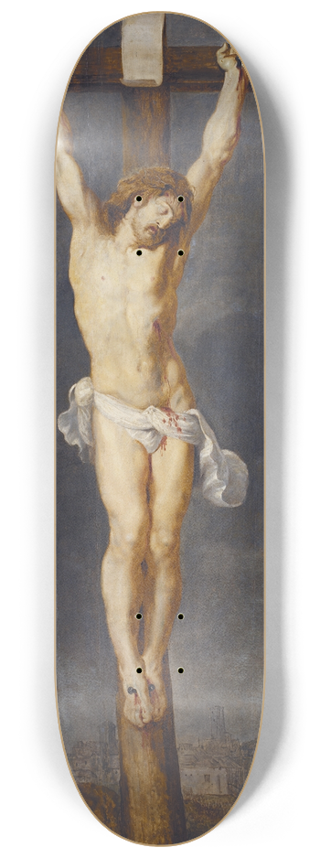 Peter Paul Rubens - Christ on the Cross 8.25 inch art skate deck