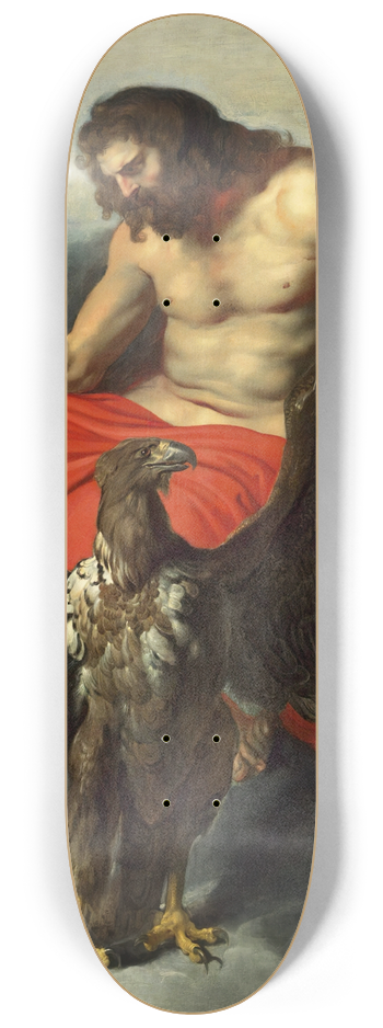 Peter Paul Rubens - Cupid Supplicating Jupiter 8.25 inch art skate deck