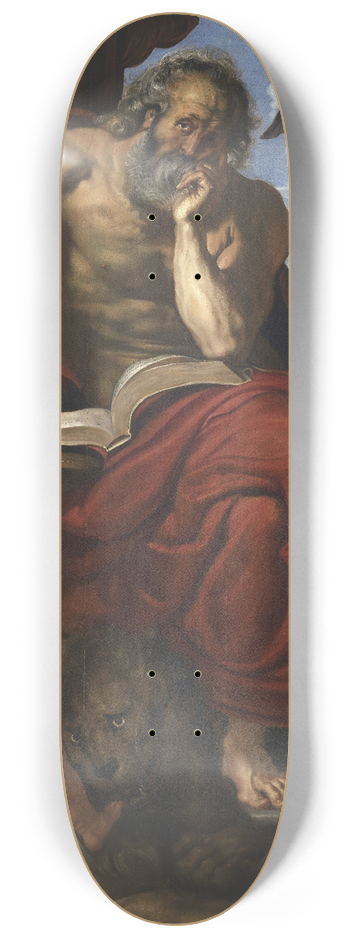 Peter Paul Rubens - St. Jerome in his Hermitage 8.25 inch art skate deck