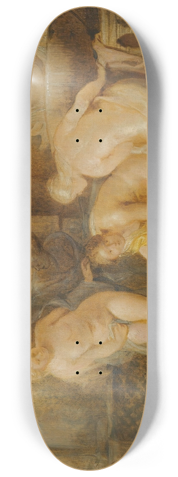 Peter Paul Rubens - The Discovery Of The Baby Erichthonius By The Daughters Of Cecrops 8.25 inch art skate deck