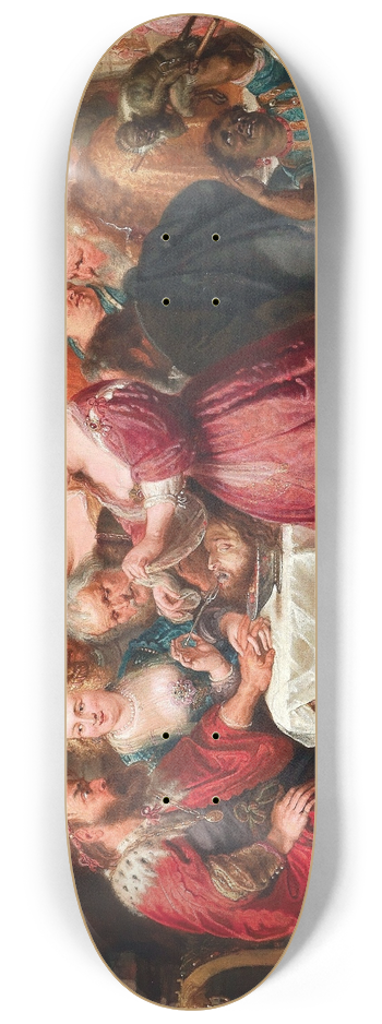 Peter Paul Rubens - The Feast of Herod 8.25 inch art skate deck