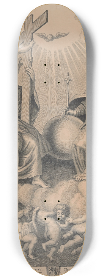 Peter Paul Rubens - The Holy Trinity 8.25 inch art skate deck