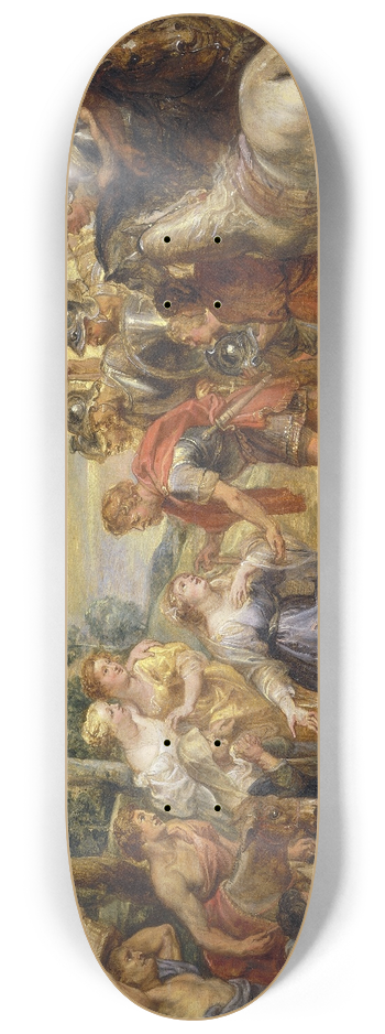 Peter Paul Rubens - The Meeting of David and Abigail 8.25 inch art skate deck
