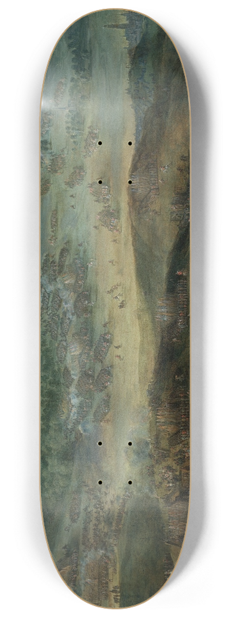 Peter Snayers - The Battle of Nrdlingen (1634) 8.25 inch art skate deck