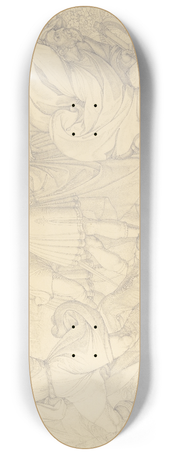 Peter von Cornelius - Sigfrids death 8.25 inch art skate deck