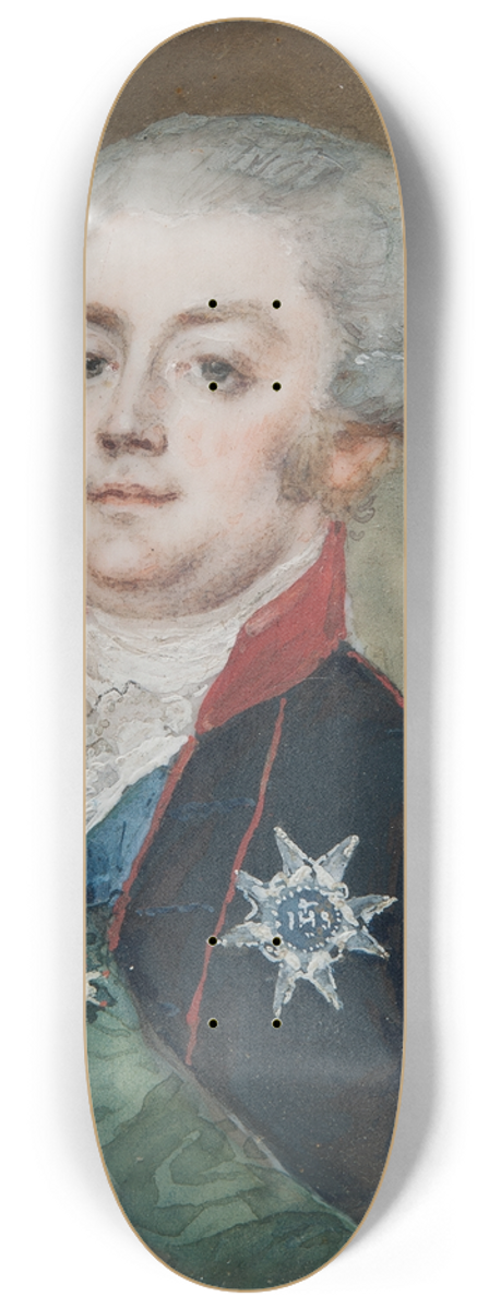 Anton Ulrik Berndes - Adolf Fredrik Munck af Fulkila 8.25 inch art skate deck