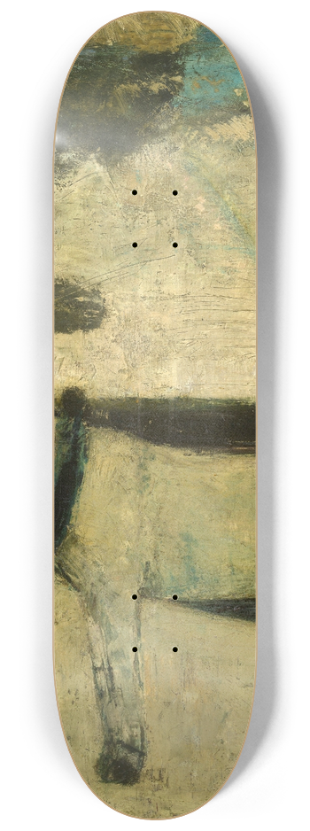 Philibert Cockx - White Horse 8.25 inch art skate deck