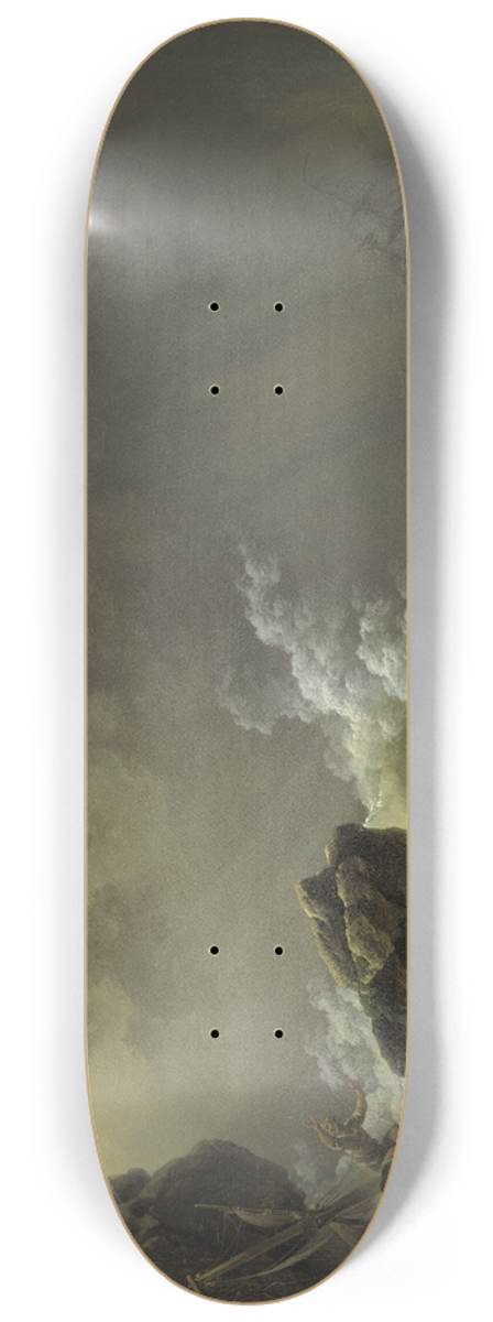 Philip James de Loutherbourg - Shipwreck 8.25 inch art skate deck