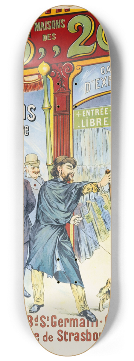 Philippe Chapellier - Maisons Des 15,,20 Pantalons Sur Mesure 8.25 inch art skate deck