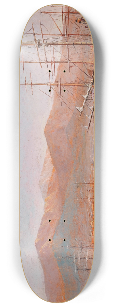 Philip Philippovich Klimenko - Motif Of A Crimean Port 8.25 inch art skate deck