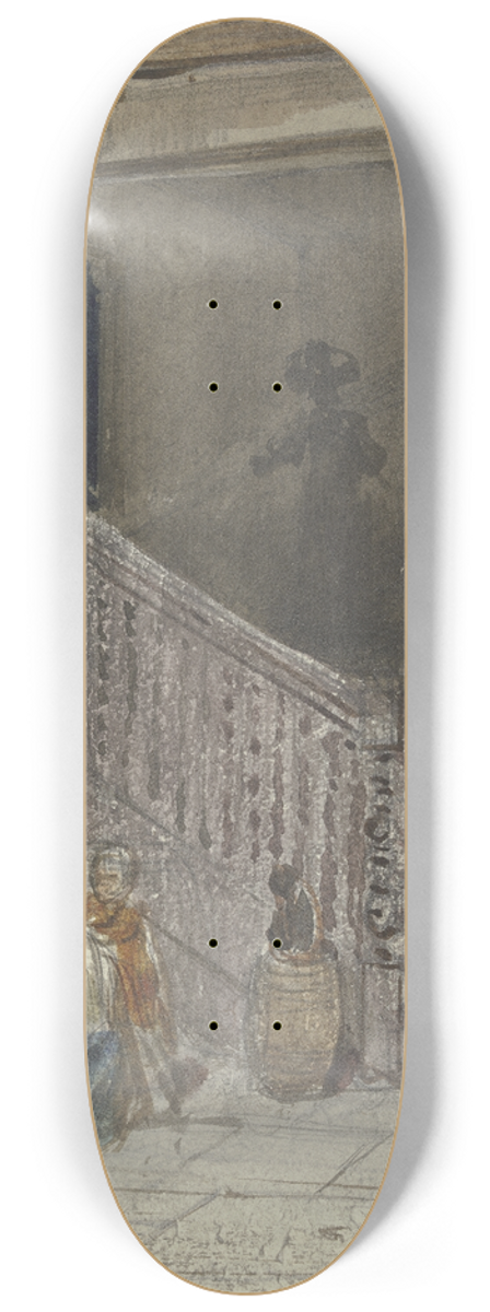 Philipp Rumpf - Yard with staircase 8.25 inch art skate deck