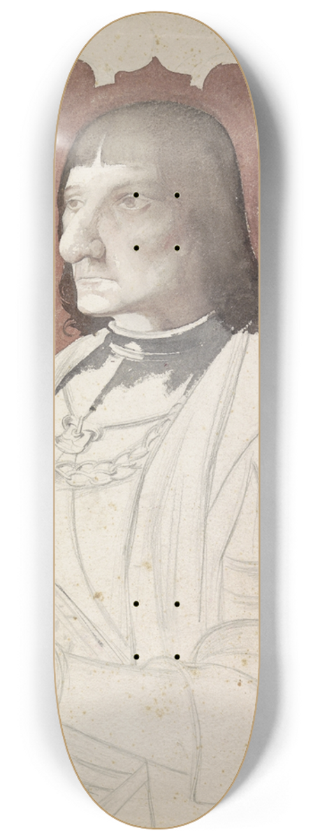 Antoon Derkinderen - Portret van de heer van Naaldwijk 8.25 inch art skate deck