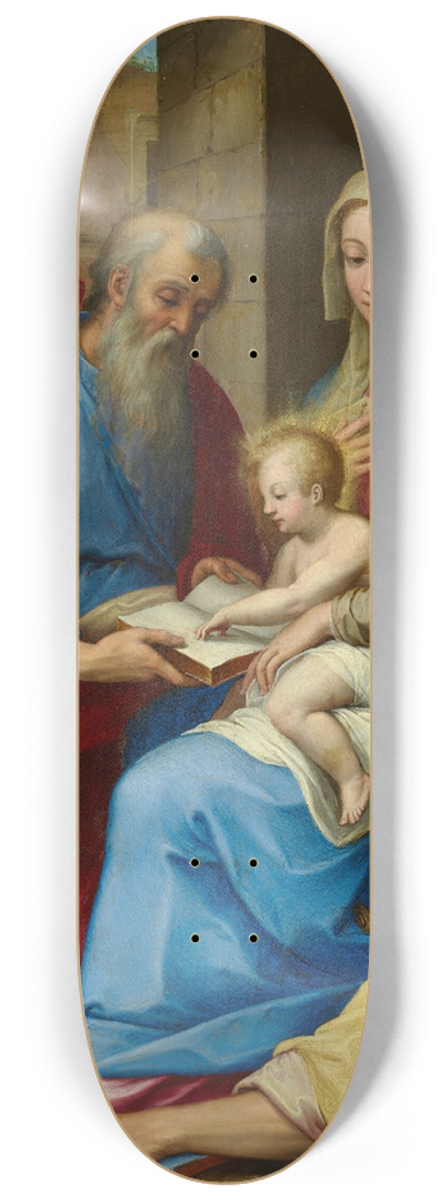 Pier Francesco Mazzucchelli - The Holy Family with Saint Jerome 8.25 inch art skate deck