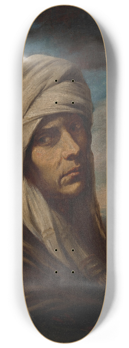 Pier Francesco Mola - A man wearing a turban 8.25 inch art skate deck