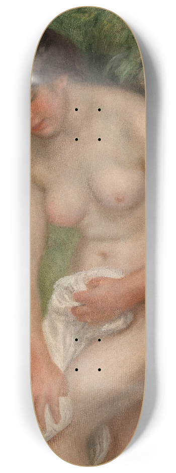 Pierre-Auguste Renoir - Bather Drying Herself (Baigneuse sessuyant) 8.25 inch art skate deck