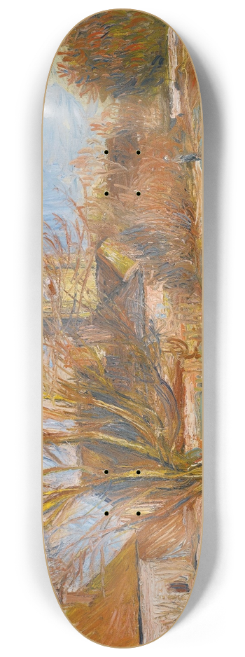 Pierre-Auguste Renoir - Lglise  Essoyes 8.25 inch art skate deck