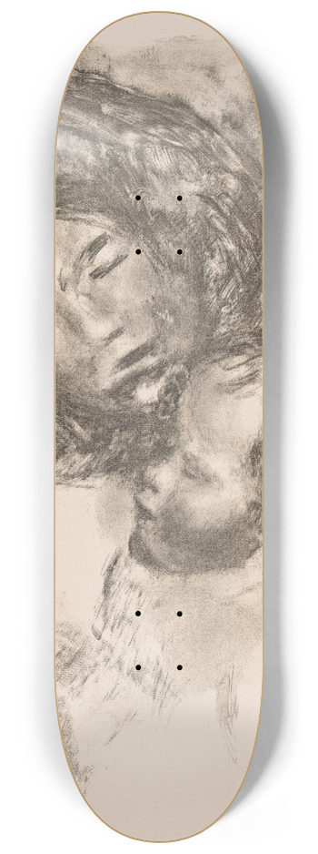 Pierre-Auguste Renoir - Motherhood 8.25 inch art skate deck