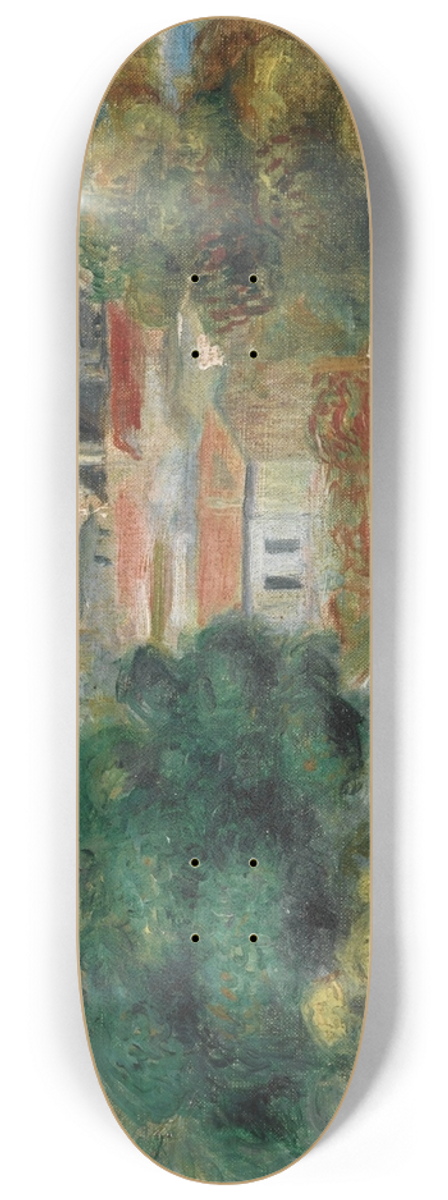 Pierre-Auguste Renoir - Paysage 8.25 inch art skate deck