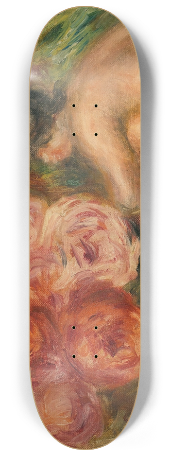 Pierre-Auguste Renoir - Roses Et tude De Gabrielle 8.25 inch art skate deck