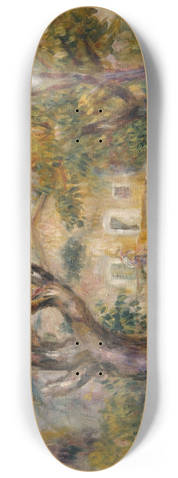 Pierre-Auguste Renoir - The Farm at Les Collettes, Cagnes 8.25 inch art skate deck