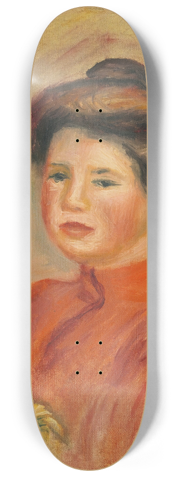 Pierre-Auguste Renoir - Ttes De Femme (Gabrielle) 8.25 inch art skate deck