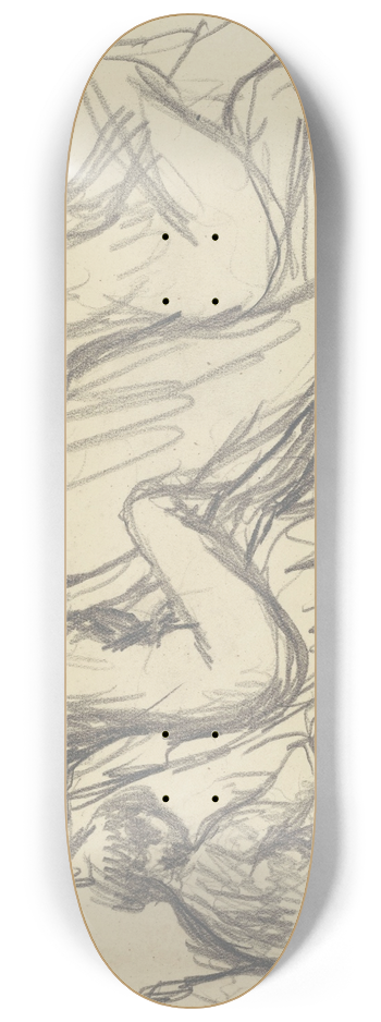 Pierre Bonnard - tude de nus assis 8.25 inch art skate deck