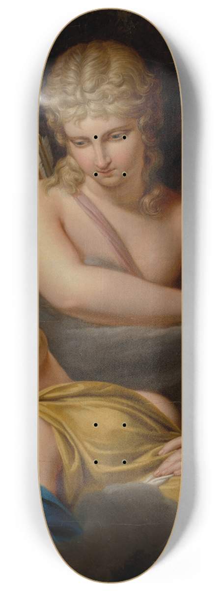 Pierre Joseph Clestin Franois - Cupid removing the sleeping spell from Psyche 8.25 inch art skate deck