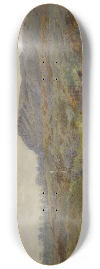 Archibald Thorburn - Moorland Landscape 8.25 inch art skate deck
