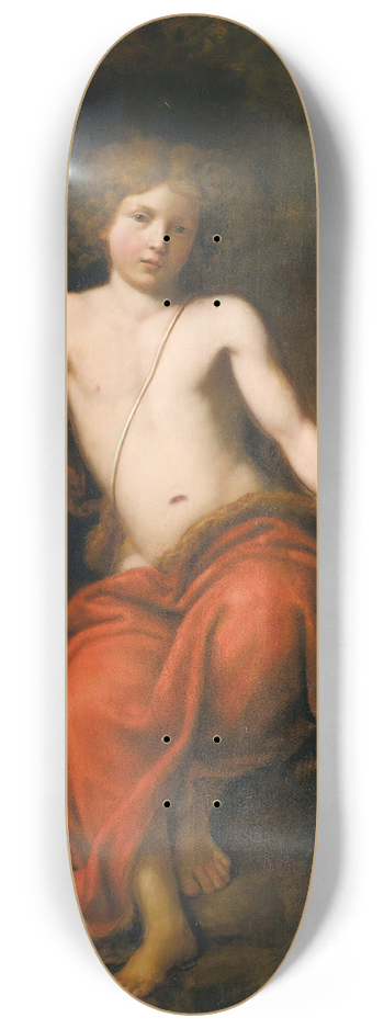 Pierre Mignard - Saint John the Baptist 8.25 inch art skate deck