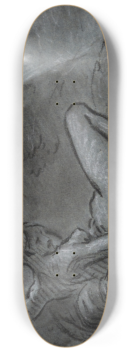 Pierre-Paul Prud'hon - Jeune femme nue allonge 8.25 inch art skate deck