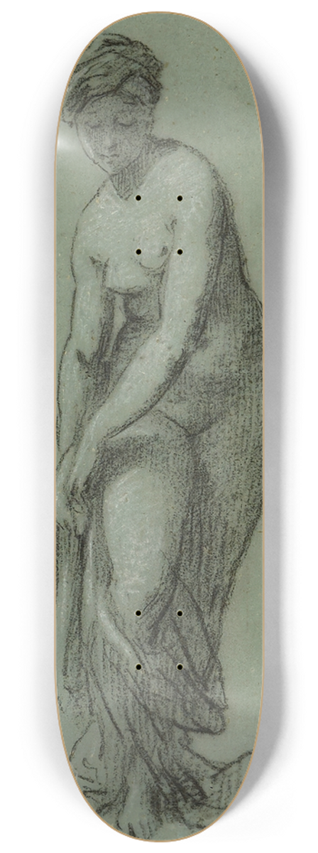 Pierre-Paul Prud'hon - Jeune femme se dshabillant 8.25 inch art skate deck