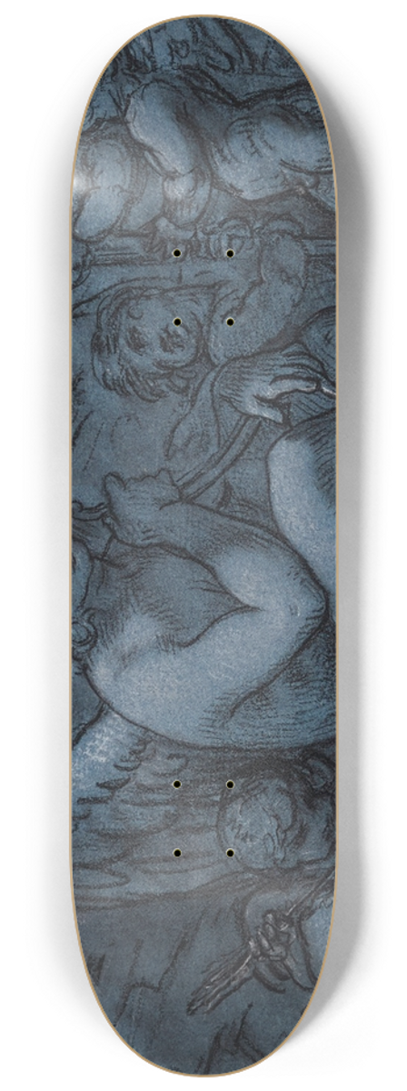 Pierre-Paul Prud'hon - Les prparatifs de lAmour 8.25 inch art skate deck