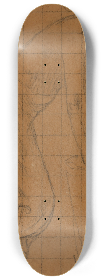 Pierre Puvis de Chavannes - Femme debout, de profil  droite 8.25 inch art skate deck