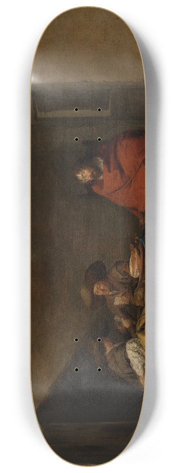 Pieter Codde - The guardroom 8.25 inch art skate deck