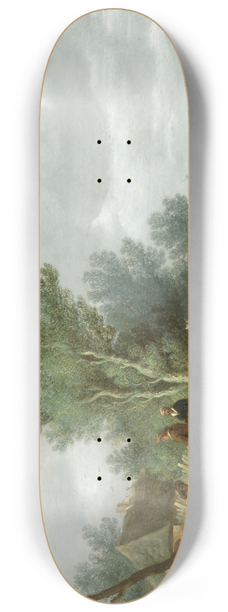 Pieter de Neyn - Dune Landscape 8.25 inch art skate deck