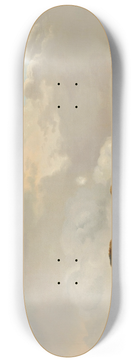 Pieter Gerardus van Os - The Demilune constructed at the Siege of Naarden, April 1814 8.25 inch art skate deck