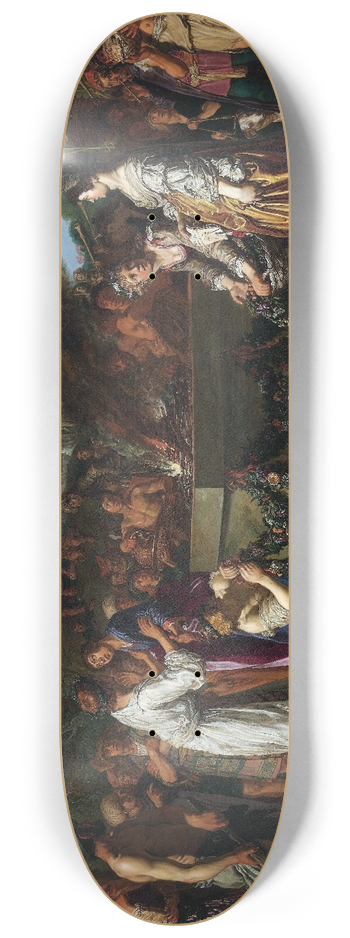 Pieter Lastman - Orestes and Pylades Disputing At The Altar 8.25 inch art skate deck