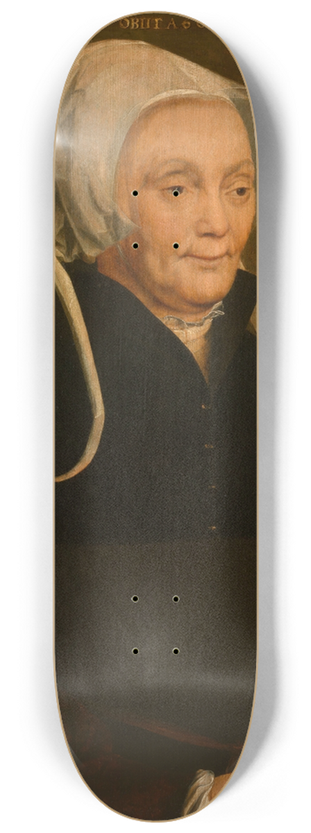 Pieter Pourbus - Portrait of a Woman 8.25 inch art skate deck