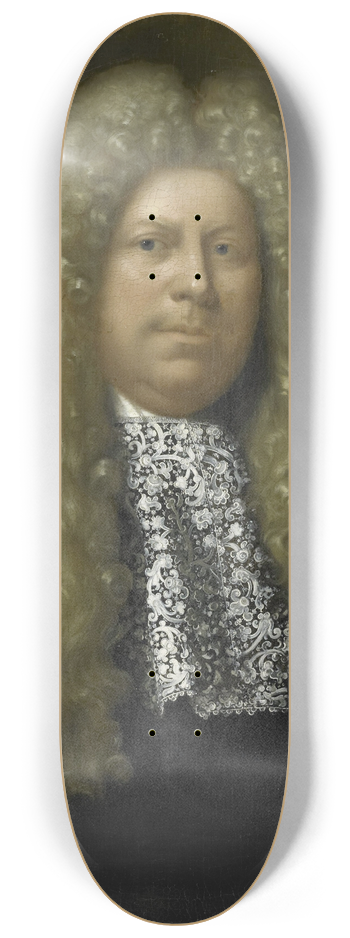 Pieter Van Der Werff - Portrait of Jacob Dane, Director of the Rotterdam Chamber of the Dutch East India Company, elected 1689 8.25 inch art skate deck