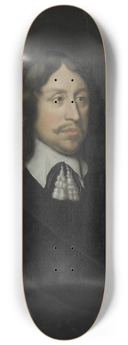 Pieter Van Der Werff - Portrait of Johan de Vries, Director of the Rotterdam Chamber of the Dutch East India Company, elected 1667 8.25 inch art skate deck