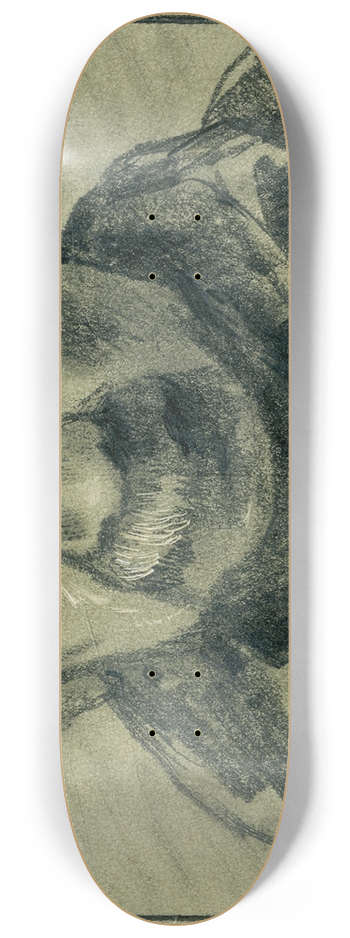 Pieter van Loon - Type, man met snor 8.25 inch art skate deck