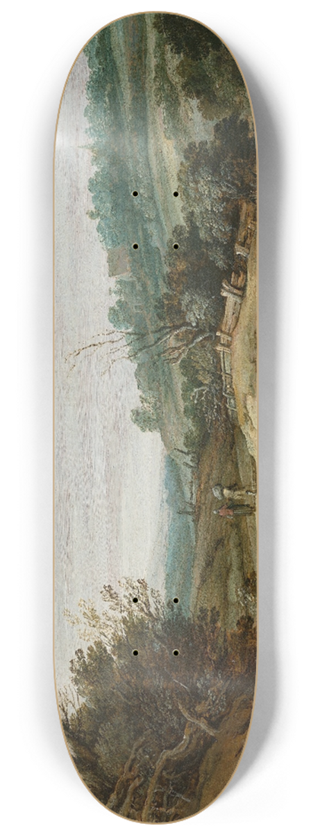 Pieter van Santvoort - Dune Landscape with a Country Road 8.25 inch art skate deck