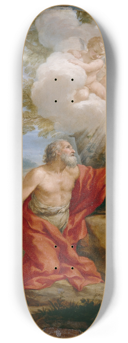 Pietro da Cortona - Saint Jerome in the Desert 8.25 inch art skate deck