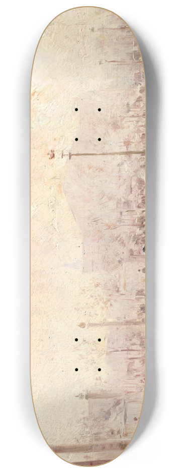 Pietro Scoppetta - Street scene 8.25 inch art skate deck