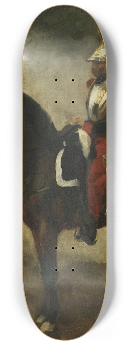 Piotr Michaowski - Cuirassier on a bay horse 8.25 inch art skate deck